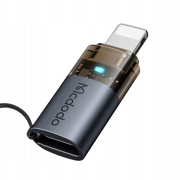 mcdodo adapter przejściówka usb-c usb typ c do lightning iphone 13 14 zdjęcie 9