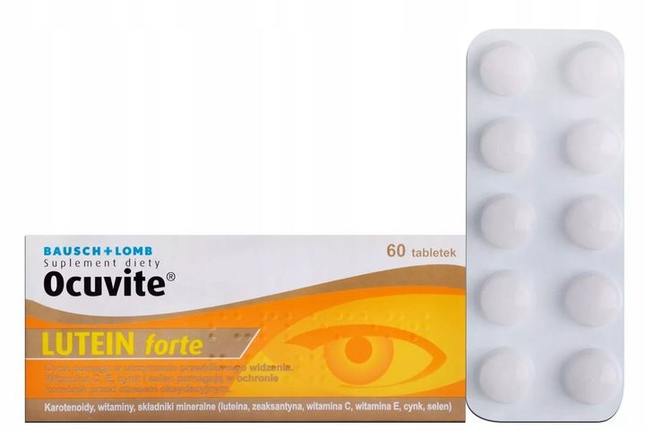 Ocuvite Lutein Forte, 60 tabletek zdjęcie 2