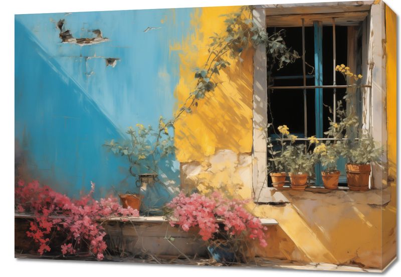 Obraz 70x50cm Słoneczna Ulica zdjęcie 1