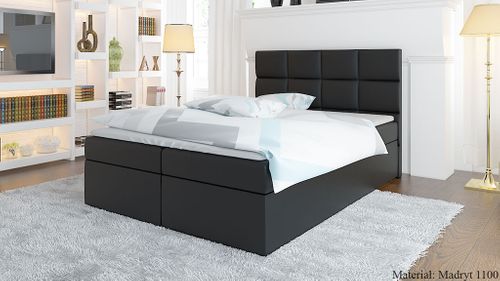 ŁÓŻKO 120x200 KONTYNENTALNE Z MATERACEM DWA POJEMNIKI DOSTAWA GRATIS na Arena.pl