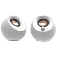 creative głośniki do komputera pebble    2.0 v3 biały/white bluetooth