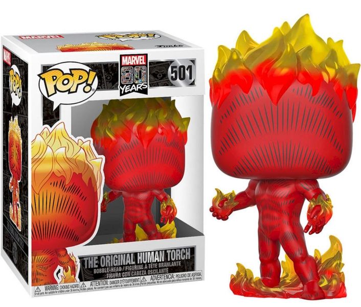 Funko POP! Marvel 80th Oryginal Human Torch 501 zdjęcie 2