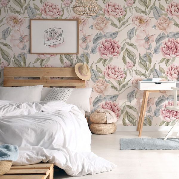 Tapeta Kwiaty W07 270 cm płótno zdjęcie 2