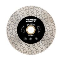 TARCZA 125mm DIAMENTOWA DO PŁYTEK GRESU GLAZURY SZLIFOWANIA CIĘCIA 45°