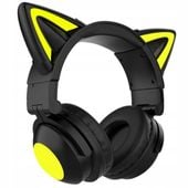 SŁUCHAWKI GAMINGOWE MIKROFON USZY KOTA CAT