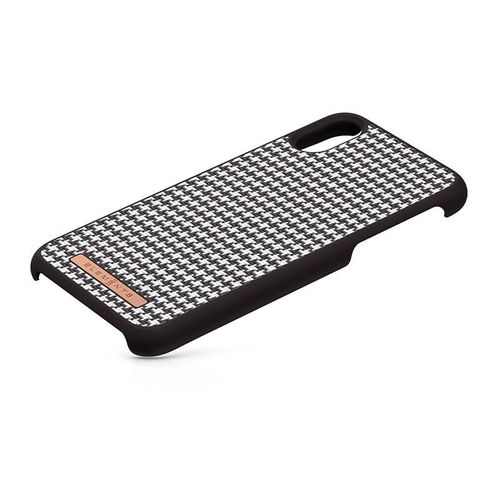 Materiałowe etui do iPhone Xs / X (Dark Brown Pattern 2) na Arena.pl