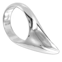 metal hard pierścień anatomiczny stalowy 50mm hipoalergiczny