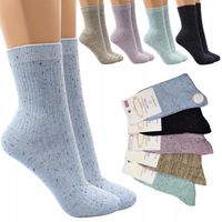 Bawełniane skarpetki damskie Prążek Kolorowe skarpety *