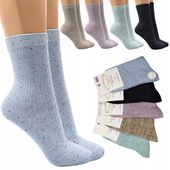 Bawełniane skarpetki damskie Prążek Kolorowe skarpety *