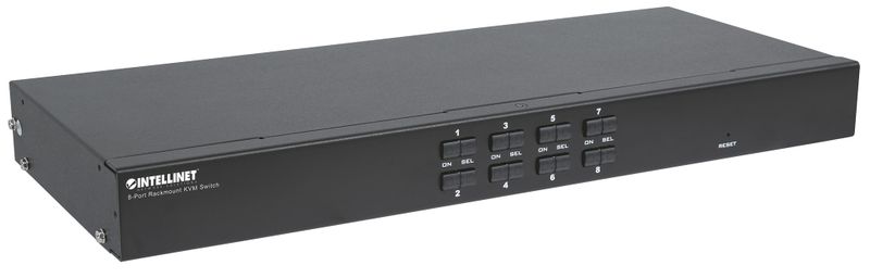 PRZEŁĄCZNIK KVM 8-PORTOWY USB/PS2 Z OSD RACKOWY zdjęcie 2