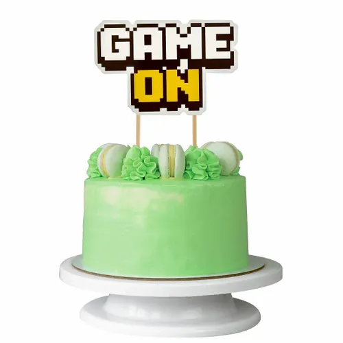 Topper na tort Game On gamer minecraft gry komputerowe na Arena.pl