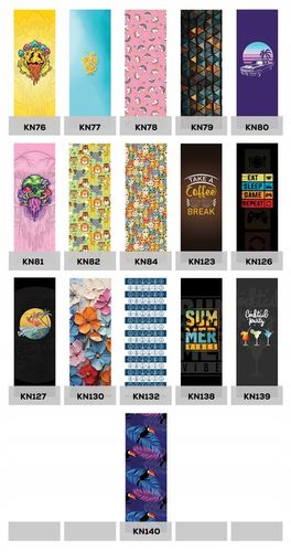 Leżak Drewniany z Gotowymi Nadrukami Summer Vibes Black Bukowe Leżaki KN138 na Arena.pl