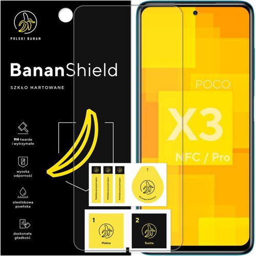 Szkło hartowane 9H BananShield do Xiaomi POCO X3 NFC / X3 Pro na Arena.pl