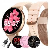 SMARTWATCH ZEGAREK DAMSKI POLSKIE MENU PREZENT NA WALENTYNKI DLA DZIEWCZYNY