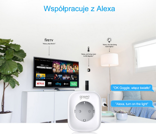 INTELIGENTNE GNIAZDKO WIFI GOSUND SP1 na Arena.pl