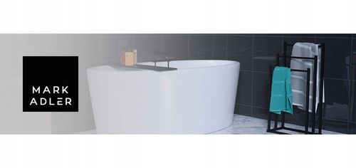 Wieszak łazienkowy WOLNOSTOJĄCY na ręczniki Mark Adler Level 6.0 CZARNY na Arena.pl