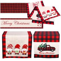 bieżnik świąteczny dwustronny czerwony 180x35cm