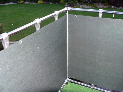 OSŁONA BALKONOWA ZIELONA 0,9MX5M MATA CIENIUJĄCA SIATKA MASKUJĄCA OCZKA UV na Arena.pl