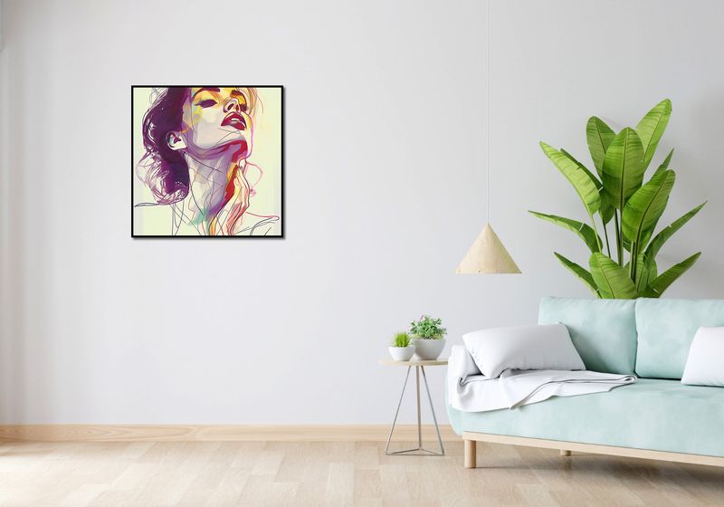 Plakat 70x70cm Płynność zdjęcie 4