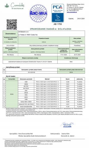 CBD 10% + CBG 2% OLEJEK KONOPNY DLA PSÓW PSA KOTÓW KOTA FULL SPECTRUM na Arena.pl