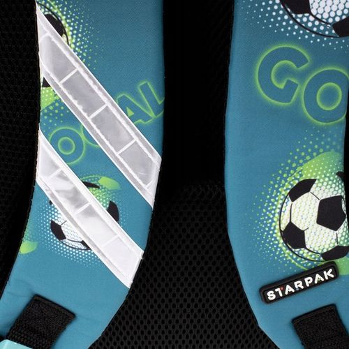 PLECAK SZKOLNY TORNISTER FOOTBALL PIŁKA NOŻNA DLA CHŁOPCA KLASA 1-3 PIÓRNIK na Arena.pl