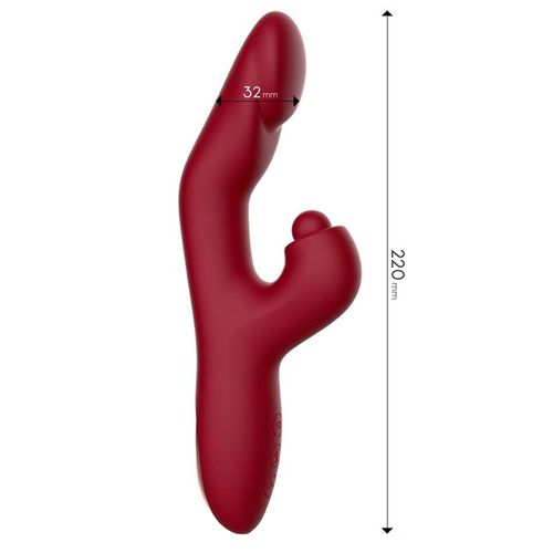 podgrzewany wibrator z silikonu dla kobiet. silna stymulacja łechtaczki. na Arena.pl