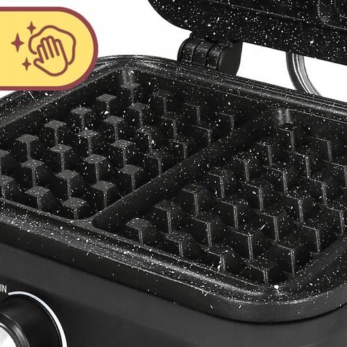 Gofrownica Primaveo 2500W Regulacja Temperatury 2 Duże Chrupiące Gofry na Arena.pl