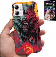 ETUI DO MOTOROLA MOTO G14 - WILK WILKI WATAHA SUPER WZORY CASE + SZKŁO