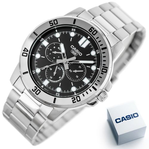 ZEGAREK MĘSKI CASIO MTP-VD300D-1E (zd268a) + BOX na Arena.pl