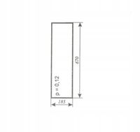 szyba przednia dolna wer.1 ciągnika C-330, C-360 kabina Naglak Koźmin