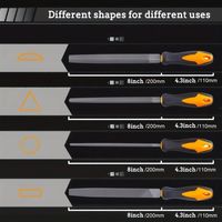 WYSOKIEJ JAKOŚCI METALOWY ZESTAW PLIKÓW Z 17-KAWAŁKÓW