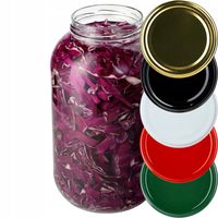Słoik Szklany 4L Słój Na Przetwory + Wieczko fi100