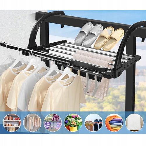 MAŁA SUSZARKA NA PRANIE STOJĄCA BALKONOWA SUSZARKA NA UBRANIA BUTÓW DO na Arena.pl