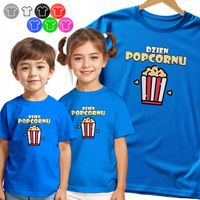 KOSZULKA DZIECIĘCA - NA DZIEŃ POPKORNU DNI SZKOLNE POPCORN - 146 L