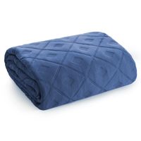 Narzuta 200X220 cm Alara6 granatowa pikowana mikrofibra