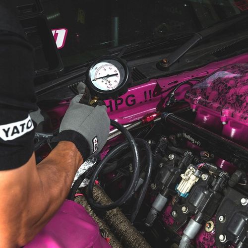 YATO YT-73030 TESTER CIŚNIENIA OLEJU MIERNIK 12 EL YATO 0-500 psi 0-35 BAR na Arena.pl