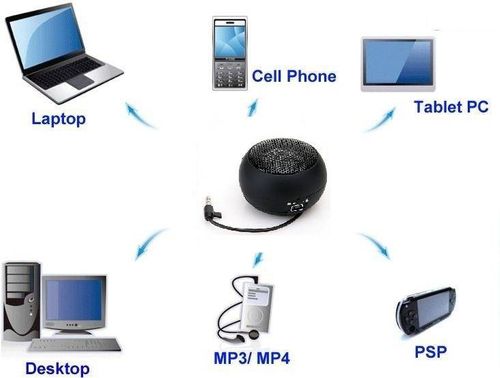 CZARNY MINI GŁOŚNIK JACK 3,5MM na Arena.pl