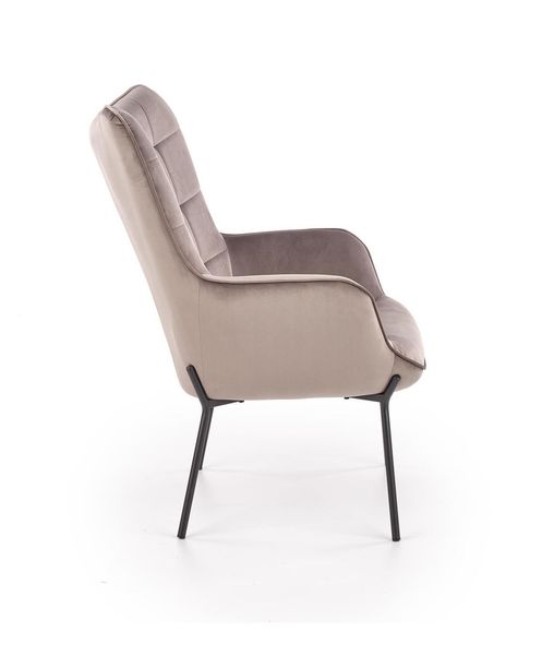 Fotel Cabres szary/ czarny zdjęcie 3