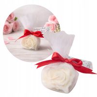 Podziękowanie dla gości chrzest komunia ślub serce róża personalizacja