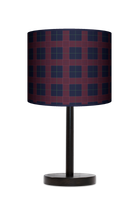 Lampa stołowa - drewniana duża - Kratka