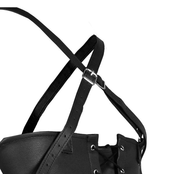 Lace-Up Full Sleeve Arm Restraint - Black zdjęcie 5
