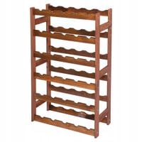 Regał na wino drewniany stojak na 30 butelek półka PRODUCENT