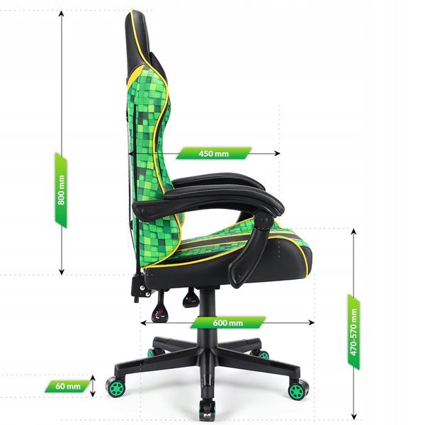 FOTEL GAMINGOWY DLA GRACZA BIUROWY HELL'S zdjęcie 3