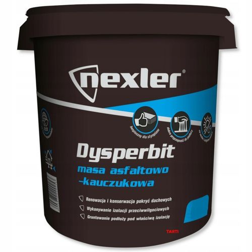 NEXLER DYSPERBIT masa bitumiczna do hydroizolacji FUNDAMENT 10kg na Arena.pl