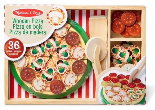MELISSA AND DOUG PIZZA DO KROJENIA ZABAWA W PIZZERIE ZABAWKA DLA DZIECI na Arena.pl