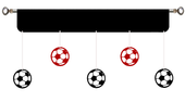 Firana PANEL football PIŁKI do chłopca młodzieżowa