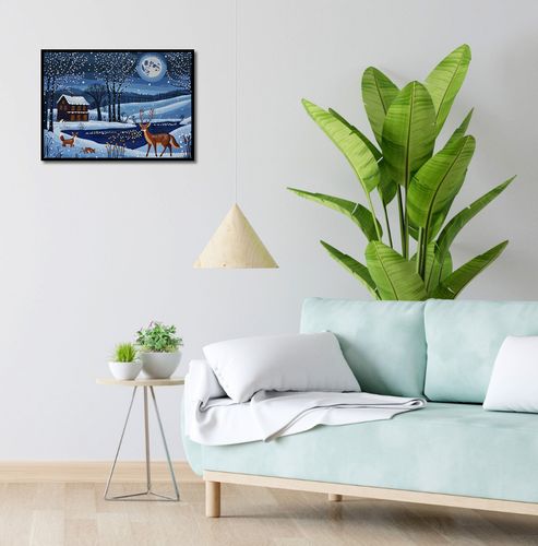 Plakat 55x40cm Przyszła Zima na Arena.pl