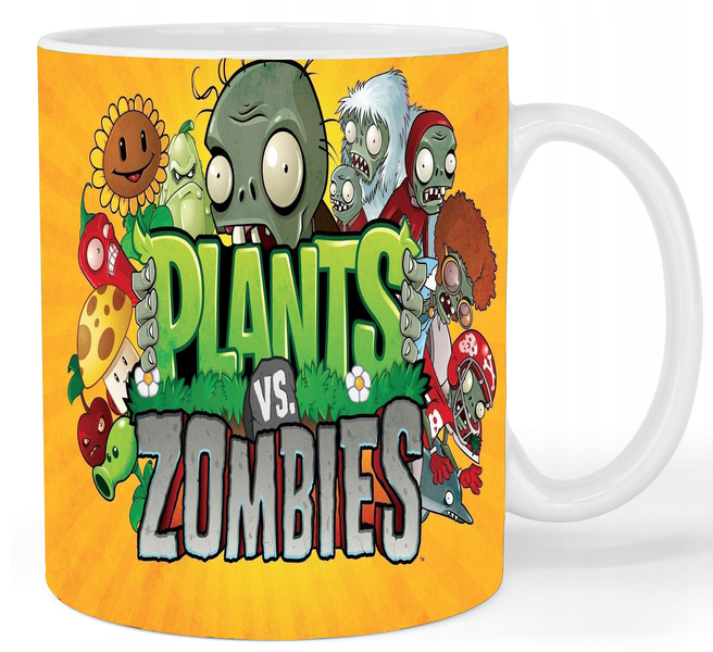 Kubek ceramiczny Plants vs Zombie zdjęcie 1