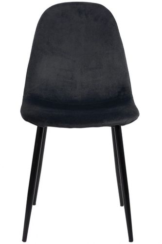 Krzesło tapicerowane GIULIA VELVET BLACK na Arena.pl