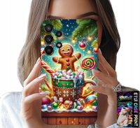 ETUI DO SAMSUNG GALAXY A32 5G - PIERNIK PIERNIKI ŚWIĄTECZNE WZORY +SZKŁO